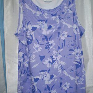COLUMBIA LAVENDER WORKOUT TANK SZ XL